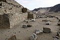 Ruinen in der heiligen Stadt der Caral-Supe. Das war vor 5000 Jahren die früheste Hochkultur in Amerika.