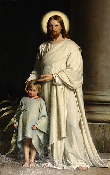 File:Carl Bloch - Christ and Child (crop).jpg