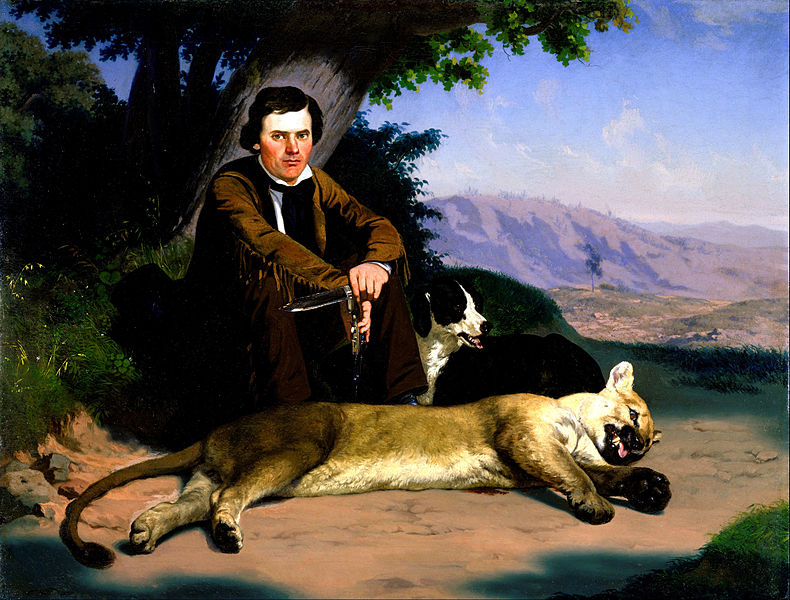 File:Charles Christian Nahl - Peter Quivey and the Mountain Lion - Google Art Project.jpg