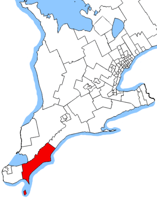 <span class="mw-page-title-main">Chatham-Kent—Leamington (provincial electoral district)</span> Provincial electoral district in Ontario, Canada