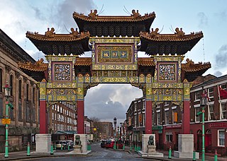 <span class="mw-page-title-main">Chinatown, Liverpool</span> Human settlement in England