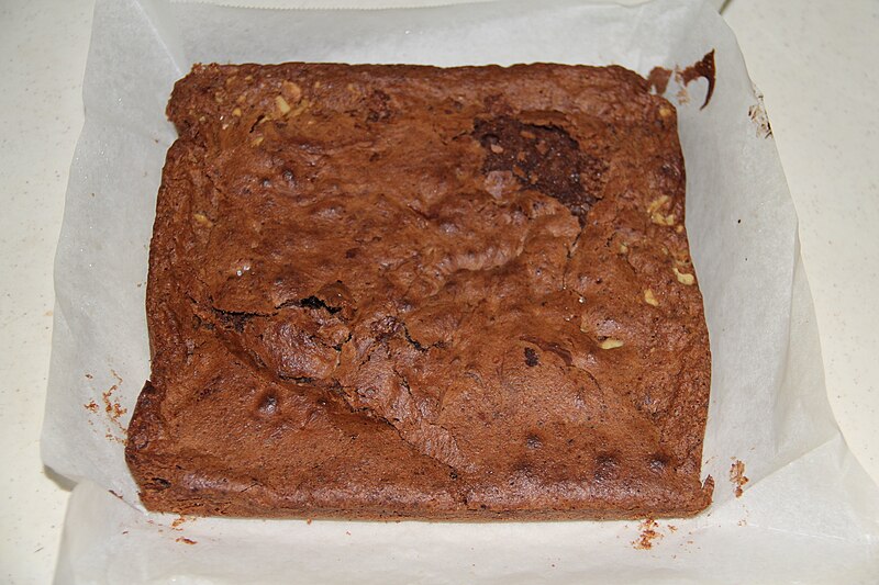 File:Chocolate brownie 1.jpg