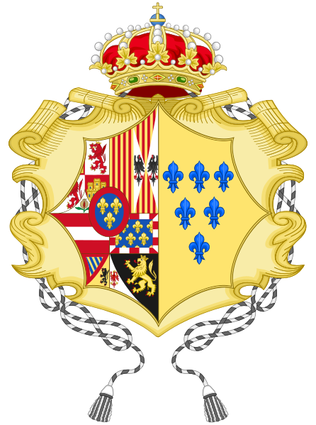 File:Coat of Arms of Elisabeth Farnese as Queen Dowager of Spain.svg