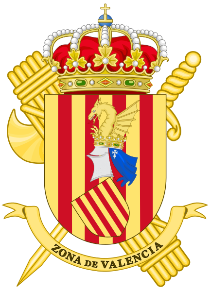 File:Coat of Arms of the 6th Zone of the Guardia Civil - Valencian Community.svg