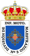 Coat of Arms of the former 3rd Motorized Division Maestrazgo