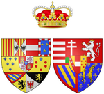 Bildbeschreibung Wappen von Maria Clementina von Österreich als Erbprinzessin von Neapel.png.