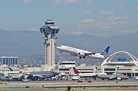 Boeing 737-900 departing Los Angeles International Airport.