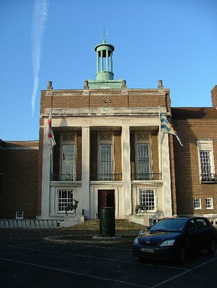 Hertfordshire County Hall in Hertford