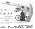 Crescent bicycle advertisement, July 1896