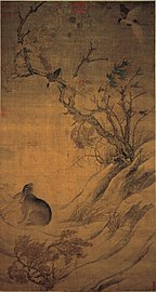 The Magpies and Hare, by Cui Bai, 1061.
