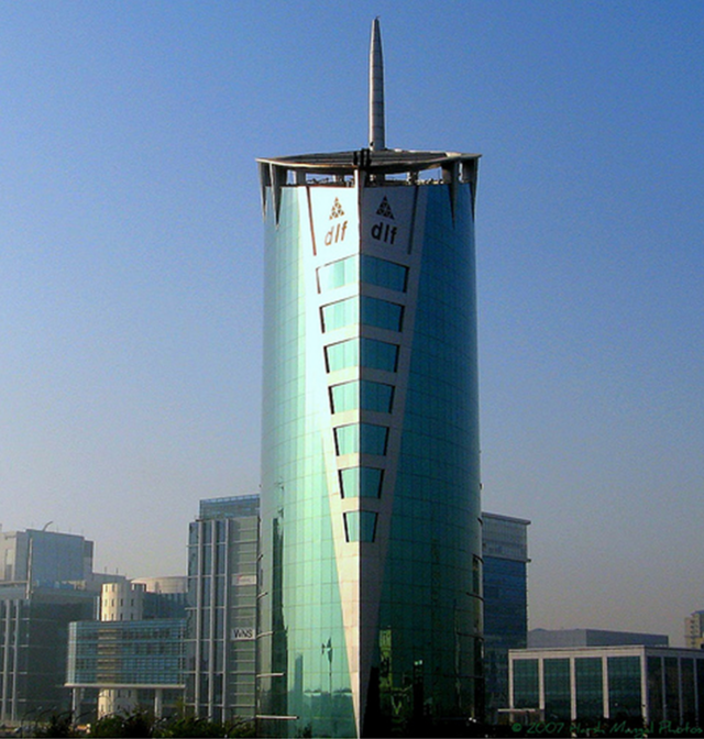 Head office of DLF in Delhi, India. The company is the largest
