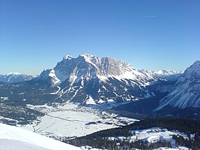 View 2 from West (Lermoos) skiing area