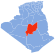 Carte de la wilaya de Béni Abbès
