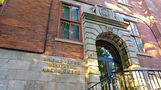 Day 7 - Entrance of Archdiocese of Montreal 01