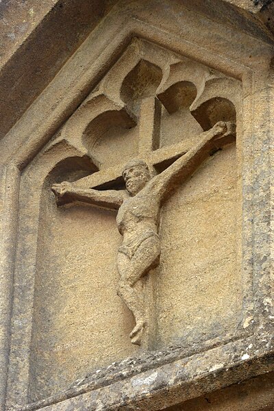 File:Depiction of the Crucifixion on the Stow-on-the-Wold Market Cross.jpg