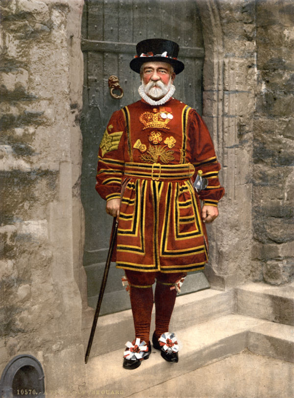 File:Detroit Publishing Co. - A Yeoman of the Guard (N.B. actually a Yeoman Warder), full restoration.png