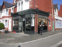 Magpie's shop, on location in Cardiff. Doctor Who Shoot, Cardiff (97894992).jpg