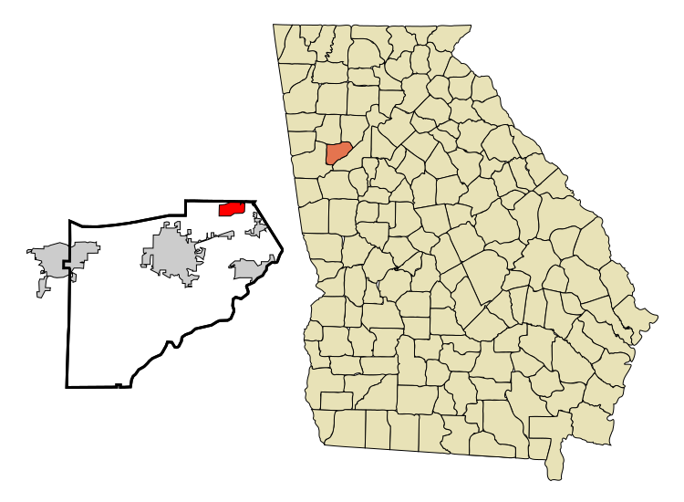 File:Douglas County Georgia Incorporated and Unincorporated areas Lithia Springs Highlighted.svg