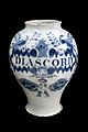 Drug jar for Water Germander electuary, England, 1720-1780 Wellcome L0058371.jpg