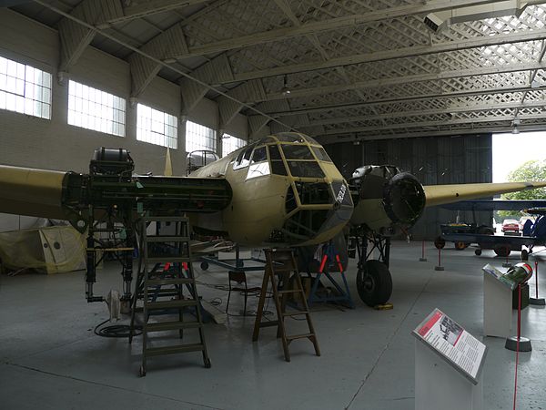 This restored Bristol Blenheim Mk.I's nose echoes the intended shape for the He 277 Amerikabomber forward cockpit design, which also incorporated an u