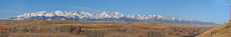 East Face of Crazy Mountains