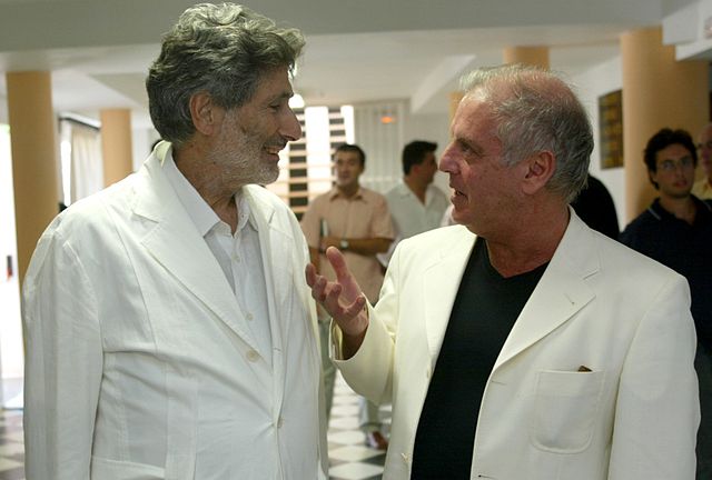 Edward Said and Daniel Barenboim in Seville, 2002