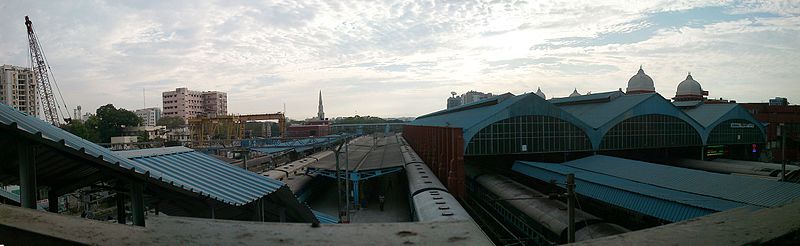 File:Egmore Railway Station, Chennai, India - Panoramic view.jpg