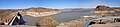 Panoramisch uitzicht op Elephant Butte Reservoir in 2005