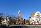 Ensemble med Sacred Heart Church (Berlin-Zehlendorf) .jpg