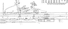 1948 plan of the Steamburg station area