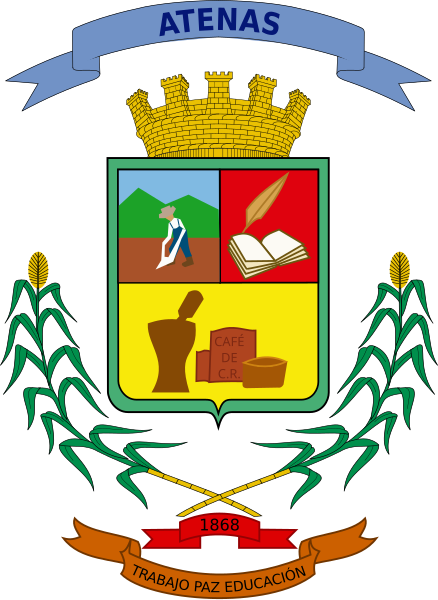 File:Escudo Cantón Atenas, Alajuela, Costa Rica.svg