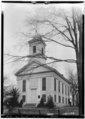 FRONT VIEW + SIDE. - First Presbyterian Church, Main Street and Wilson Avenue, Eutaw, Greene County, AL HABS ALA,32-EUTA,10-2.tif