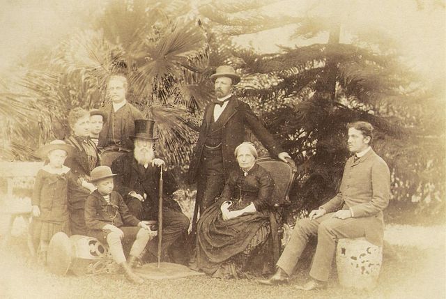Emperor Pedro II of Brazil and other members of the Brazilian imperial family in Rio de Janeiro, 1887