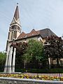 Fasori Lutheran Church. From S. Listed monument ID 8011 - Budapest District VII. Városligeti fasor. 17.JPG