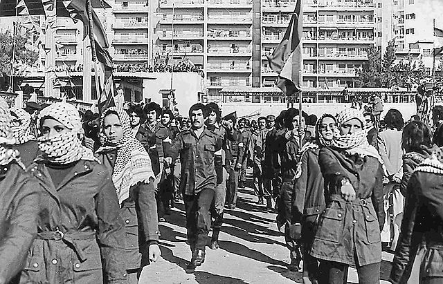 Fedayeen from Fatah in Beirut, Lebanon, 1979