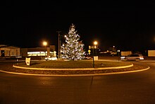 Fifth Street Roundabout during the Christmas Season Fifth Street Roundabout, Lynchburg, Virginia.JPG