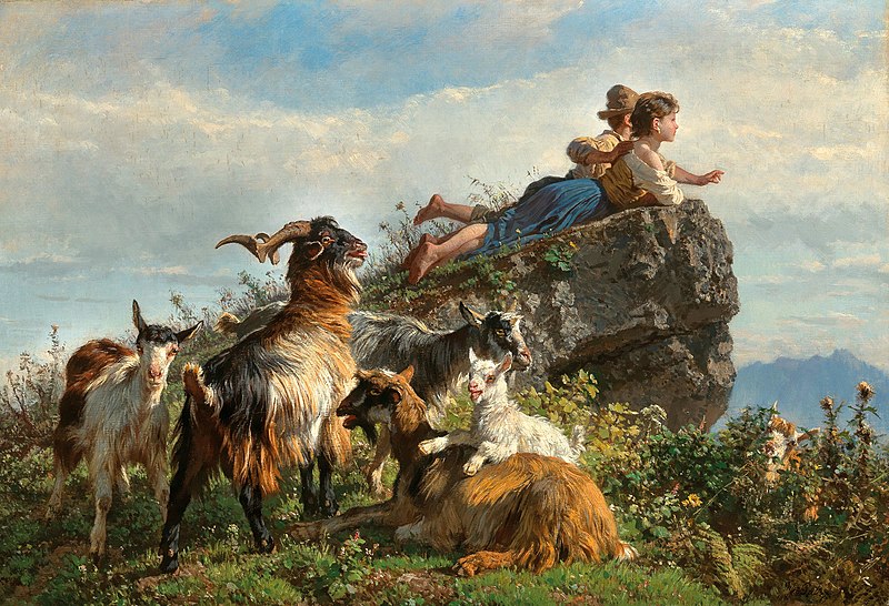 File:Filippo Palizzi - I piccoli caprai (1871).jpg