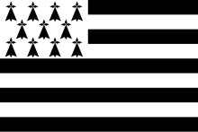 Descrição da imagem Bandeira da Bretanha (Gwenn ha du) .svg.