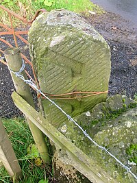 A number of old originally 'hingleless' stile posts suggests the long history of farming in the area