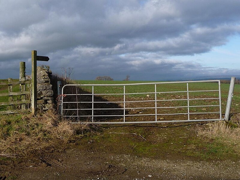 File:Footpath entrance, west side of Collier Lane - geograph.org.uk - 5312535.jpg