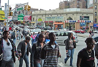 Fordham Road is a major thoroughfare in the 