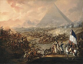 Bitva u Pyramid, Francois-Louis-Joseph Watteau, 1798–1799