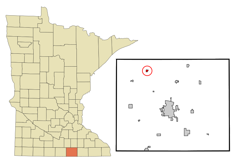 File:Freeborn County Minnesota Incorporated and Unincorporated areas Hartland Highlighted.svg