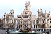 Fuente de Cibeles y Palacio de Comunicaciones