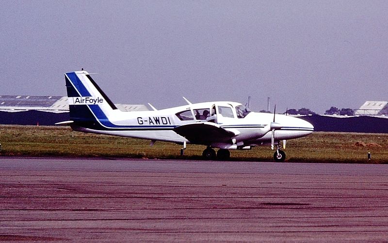 File:G-AWDI Aztec Air Foyle CVT 25-08-1981 (18382356191).jpg