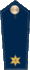 Blue epaulette with 1 golden star