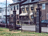 Iron gate, Voegtly Cemetery, Troy Hill, Pittsburgh