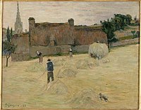 Gauguin La fenaison en Bretagne.jpg