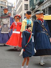 Meyboom giants in Brussels, a UNESCO Intangible Cultural Heritage GeantsMeyboom2.jpg