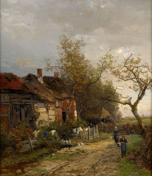 Georg Oeder Morgens auf dem Lande